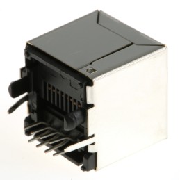 1 pcs - Bel-Stewart SS-60000 Series Female RJ45 Connector, Through Hole, Cat6