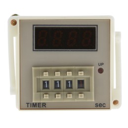 1 pcs - RS PRO Plug In Timer Relay, 100 - 240V ac, 1-Contact, 999.9s, 1-Function, SPDT