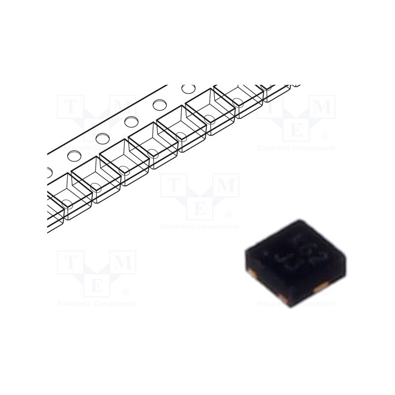 20 pcs : DMN62D0SFD-7 - Transistor: N-MOSFET, unipolar, 60V, 500mA, Idm: 1A, 890mW