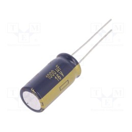 10 pcs : EEUFC1C102S - Capacitor: electrolytic, low ESR, THT, 1000uF, 16VDC, Ø10x20mm