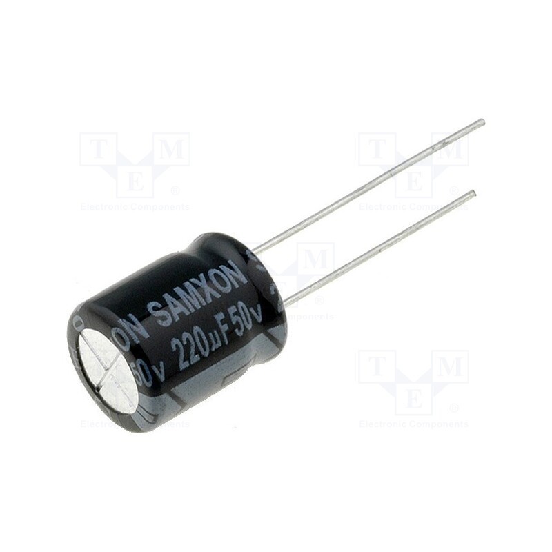 50 pcs : EKM227M1HG1BRRSHP - Capacitor: electrolytic, THT, 220uF, 50VDC, Ø10x12.5mm, Pitch: 5mm