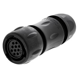 1 pcs - Souriau Circular Connector, 10 Contacts, Cable Mount, Socket, Female, IP68, IP69K, UTS Series