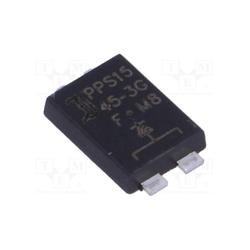10 pcs : PPS1545-3G - Diode: Schottky rectifying, SMD, 45V, 15A, PowerSMD,