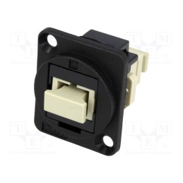 10 pcs : CP30216 - Connector: fiber optic, coupler, multi mode simplex (MM), FT