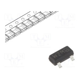 10 pcs : PMV50XPR - Transistor: P-MOSFET, unipolar, -20V, -2.3A, Idm: -14.5A