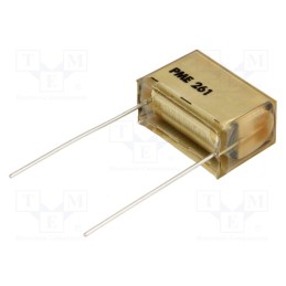 10 pcs : PME261KA5100KR19T0 - Capacitor: paper, 10nF, 220VAC, Pitch: 10.2mm, ±10%, THT, PME261