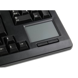 1 pcs - CHERRY Wired USB Compact Touchpad Keyboard, QWERTY (UK), Black