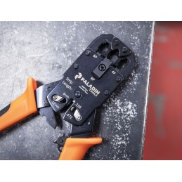 1 pcs - Tempo Hand Crimp Tool for RJ9 Connector, RJ11 Connector, RJ12 Connector, RJ45 Connector