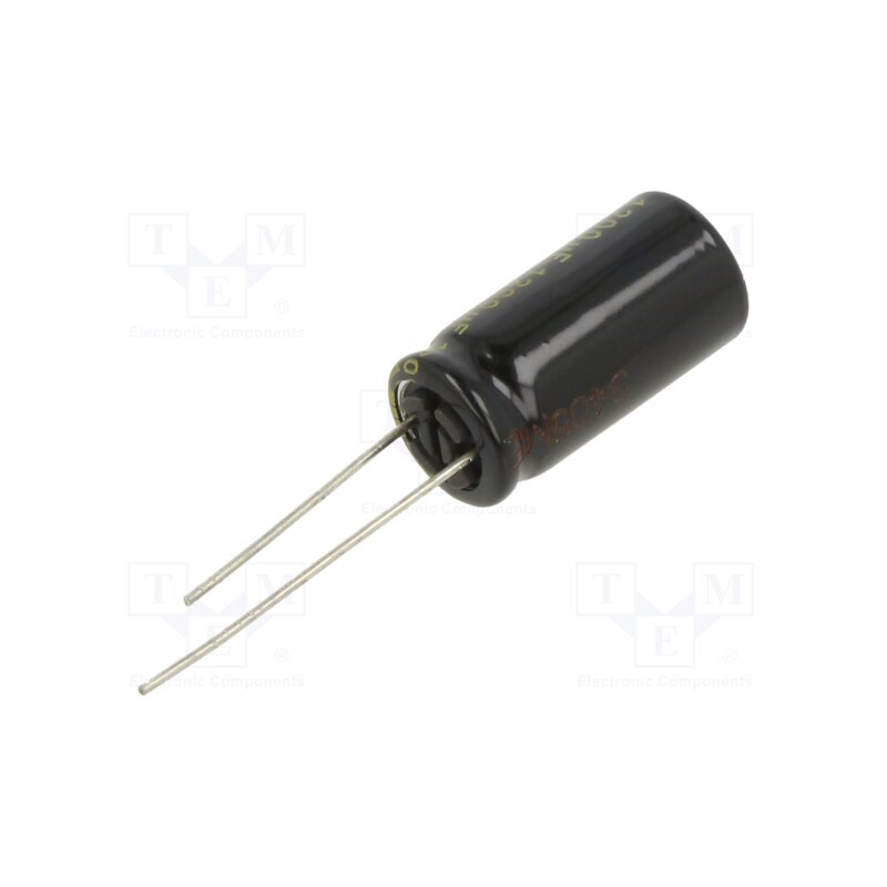 10 pcs : EEUFM1A122 - Capacitor: electrolytic, low ESR, THT, 1200uF, 10VDC, Ø10x20mm