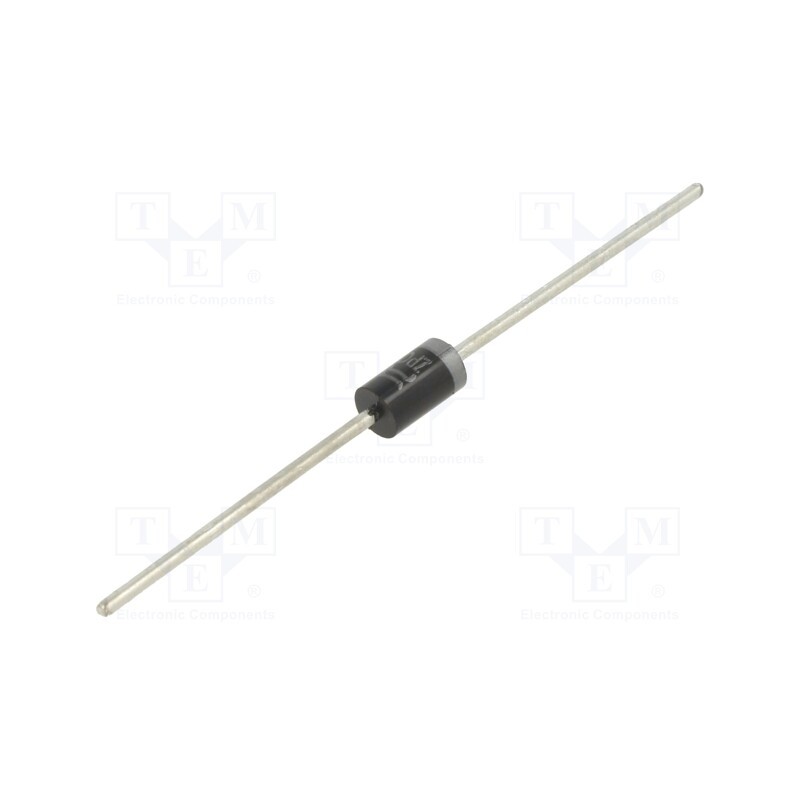 20 pcs : BY399 - Diode: rectifying, THT, 800V, 3A, , Ifsm: 100A, DO201, 0.5us