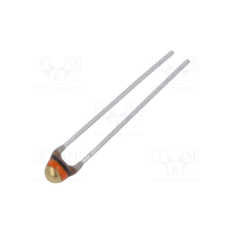 10 pcs : NTCLE100E3103JB0A - NTC thermistor, 10kΩ, THT, 3977K, -40÷125°C, ±5%, 500mW