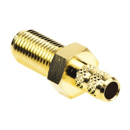 1 pcs - Amphenol, jack Panel Mount SMA Connector, 50Ω, Crimp Termination, Straight Body