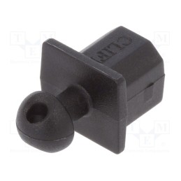 10 pcs : CP30293 - Protection cap, USB 2.0, Application: USB B sockets, black