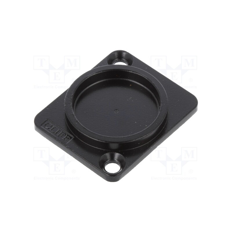 10 pcs : CP30300MB - Protection cap, countersunk screw hole, black, metal, D: 3mm