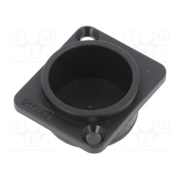 10 pcs : CP30400 - Protection cap, countersunk screw hole, black, plastic, D: 12mm