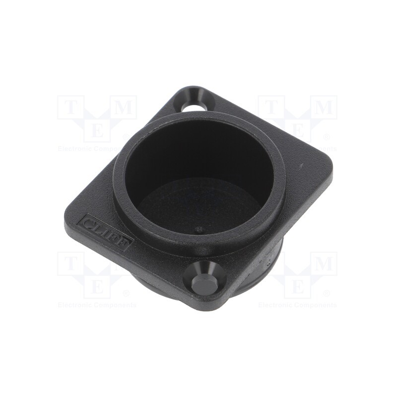 10 pcs : CP30400 - Protection cap, countersunk screw hole, black, plastic, D: 12mm