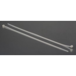 1 Bag of 100 - RS PRO Cable Tie, 300mm x 4.8 mm, Natural Nylon, Pk-100