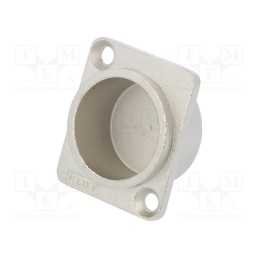 10 pcs : CP30400M - Protection cap, countersunk screw hole, silver, metal, D: 12mm