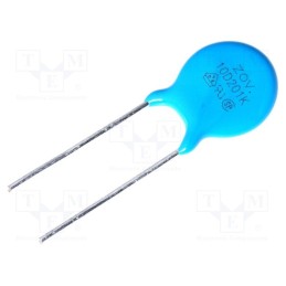 50 pcs : - Varistor: metal-oxide, THT, 130VAC, 170VDC, 200V, ±10%, 2.5kA, 32J