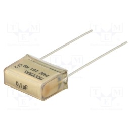 10 pcs : PME261KB6100KR30 - Capacitor: paper, 100nF, 220VAC, Pitch: 15.2mm, ±10%, THT, PME261