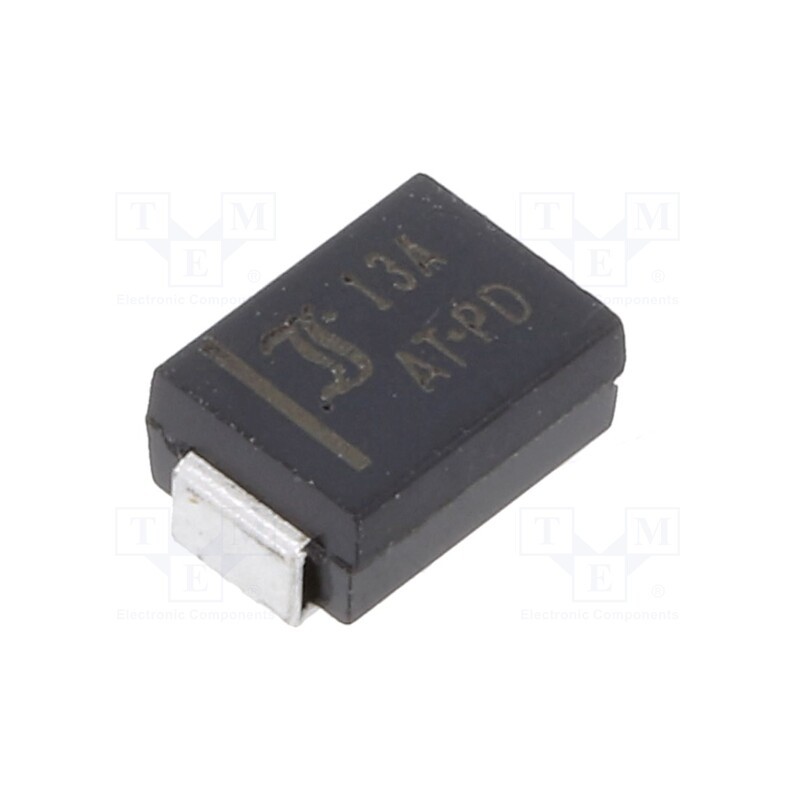 20 pcs : P6SMBJ13A-AQ - Diode: TVS, 600W, 14.4÷16V, 27.9A, unidirectional, ±5%, SMB