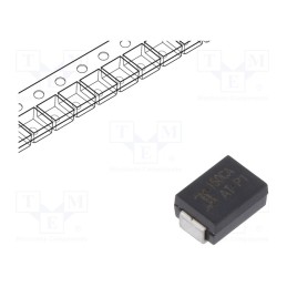 20 pcs : P6SMBJ150CA-AQ - Diode: TVS, 600W, 167÷185V, 2.5A, bidirectional, ±5%, SMB,
