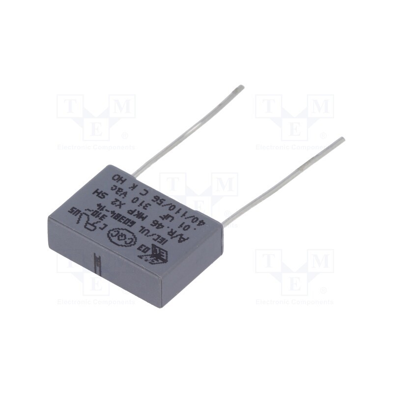 20 pcs : R463F2100DQN0M - Capacitor: polypropylene, 10nF, 13x4x9mm, THT, ±20%, 10mm, 630VDC
