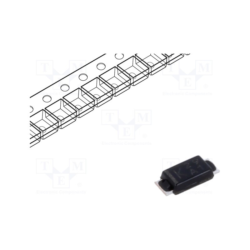 20 pcs : DG1S6-5063R - Diode: Schottky rectifying, SMD, 60V, 1A, DO219AB,