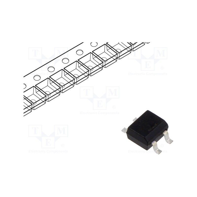 20 pcs : B10S_R2_00001 - Bridge rectifier: single-phase, Urmax: 1kV, If: 0.8A, Ifsm: 35A, MDI