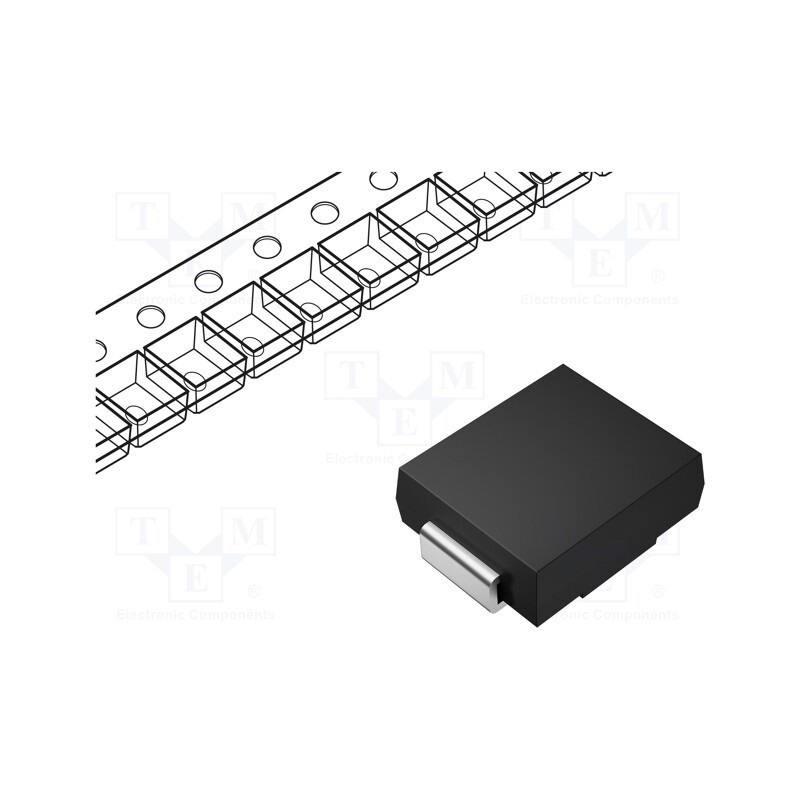 20 pcs : SMBJE6-5CA - Diode: TVS, 0.6kW, 7.22÷7.98V, 53.6A, bidirectional, SMB,