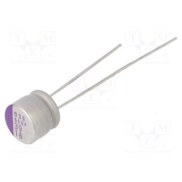 10 pcs : 16SEQP39M - Capacitor: polymer, 39uF, 16VDC, SEQP, THT, ±20%, -55÷125°C, 1000h