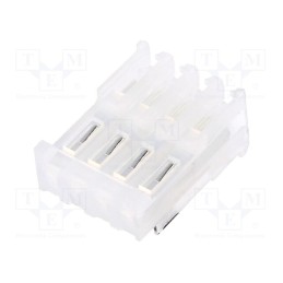 50 pcs : CTP100F24-04-D_E - Plug, wire-board, female, PIN: 4, polarized,pass through, 2.54mm