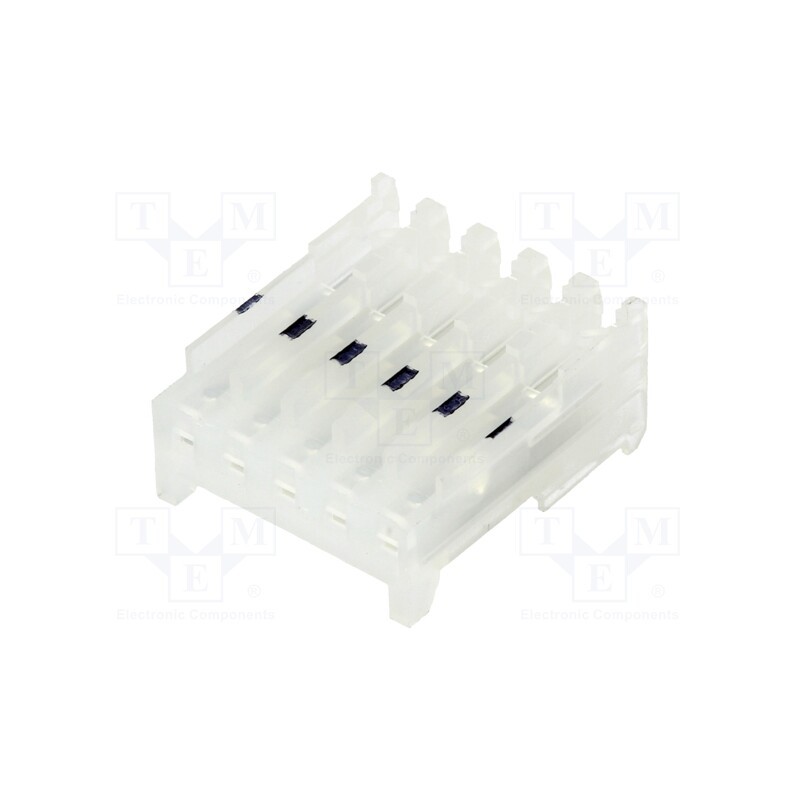 10 pcs : CTP100F24-05-D_E - Plug, wire-board, female, PIN: 5, polarized,pass through, 2.54mm