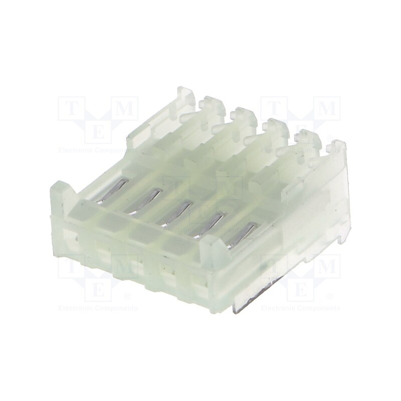 10 pcs : CTP100F24-05-D_E - Plug, wire-board, female, PIN: 5, polarized,pass through, 2.54mm