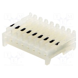 10 pcs : CTP100F24-08-C_E - Plug, wire-board, female, PIN: 8, polarized,pass through, 2.54mm