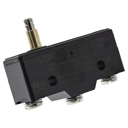 1 pcs - Omron Plunger Limit Switch, NO/NC, IP00, SPDT, Thermosetting Resin Housing, 500V ac Max, 15A Max