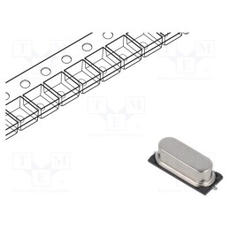 10 pcs : QT49S-3.6864MAAJ-T - Resonator: quartz, 3.6864MHz, ±30ppm, 18pF, SMD, 12.7x4.8x3.8mm