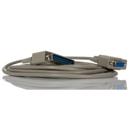 1 pcs - RS PRO Female 9 Pin D-sub to Male 25 Pin D-sub Serial Cable, 3m PVC