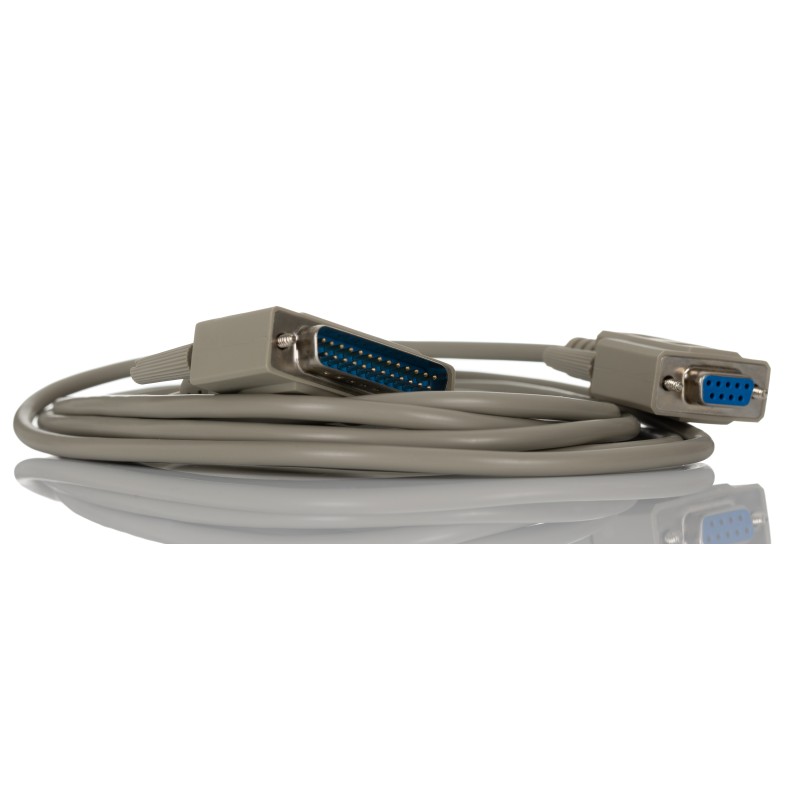 1 pcs - RS PRO Female 9 Pin D-sub to Male 25 Pin D-sub Serial Cable, 3m PVC
