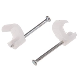 1 Bag of 100 - RS PRO Natural PE Cable Clip