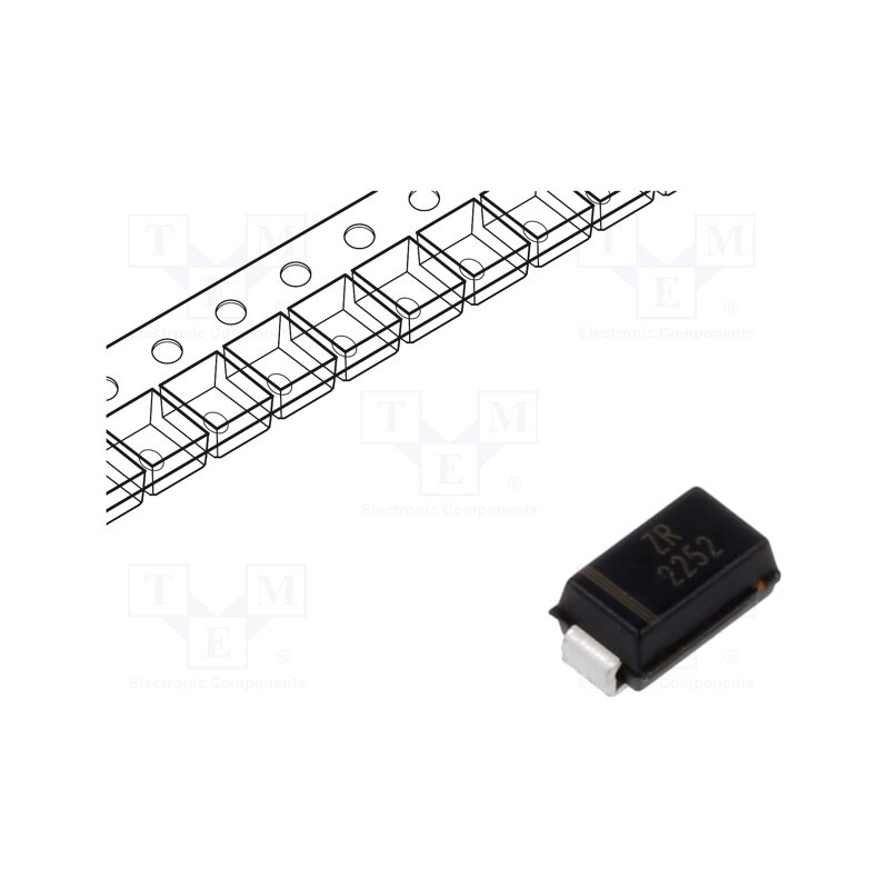 20 pcs : SMAJE440A - Diode: TVS, 0.4kW, 492÷543V, 0.6A, unidirectional, SMA,