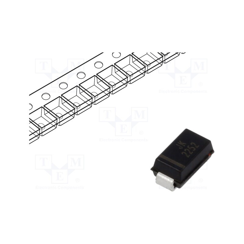 20 pcs : SMAJE30A - Diode: TVS, 0.4kW, 33.3÷36.8V, 8.3A, unidirectional, SMA,