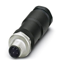 1 pcs - Phoenix Contact Circular Connector, 4 Contacts, M12 Connector, Plug, IP67, SACC Series