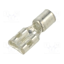 20 pcs : D10-250-D - Terminal: flat, 6.3mm, 0.8mm, female, 4÷6mm2, crimped, for cable