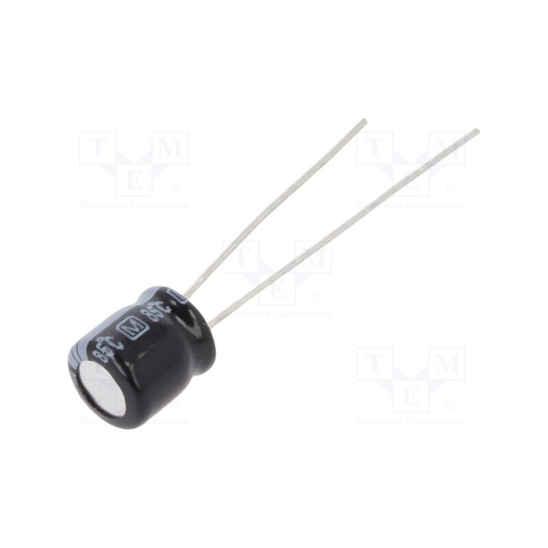 50 pcs : ECEA1CKA101 - Capacitor: electrolytic, THT, 100uF, 16VDC, Ø6.3x7mm, Pitch: 2.5mm