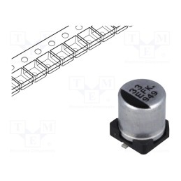 50 pcs : EEEFK1E330UR - Capacitor: electrolytic, low ESR, SMD, 33uF, 25VDC, Ø5x5.8mm, ±20%