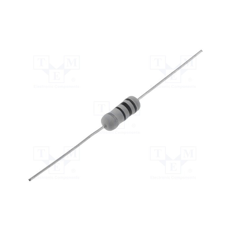 20 pcs : MOR03SJ075JA19 - Resistor: metal oxide, THT, 7.5Ω, 3W, ±5%, Ø5.5x16mm, axial
