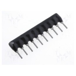20 pcs : RNLB10G0222B0E - Resistor network: Y, THT, 2.2kΩ, ±2%, 0.2W, No.of resistors: 5, 100V
