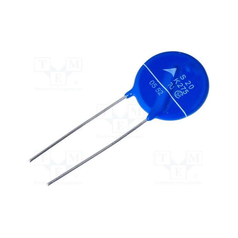 10 pcs : B72220S0271K101 - Varistor: metal-oxide, THT, 275VAC, 350VDC, 430V, 8000A, -40÷105°C