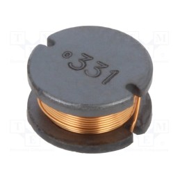 10 pcs : SDR1006-331KL - Inductor: wire, SMD, 330uH, 520mA, ±10%, Q: 12, Ø: 9.8mm, H: 5.8mm